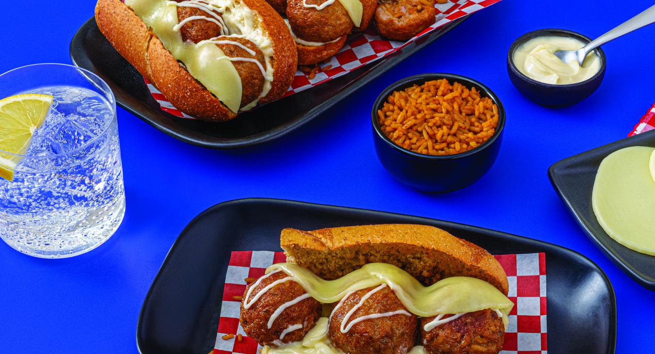 Hot Honey Chicken Meatball Subs