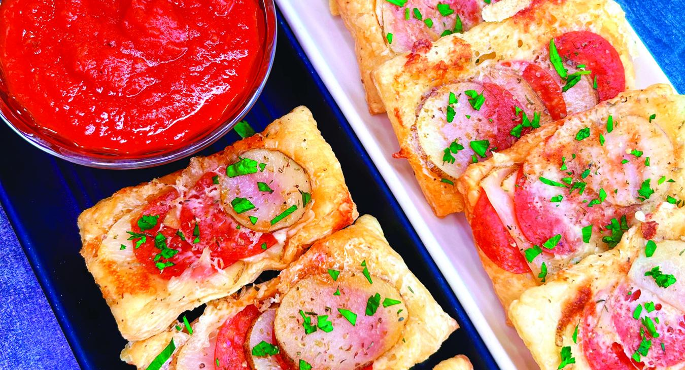 Potato Pizza Puffs