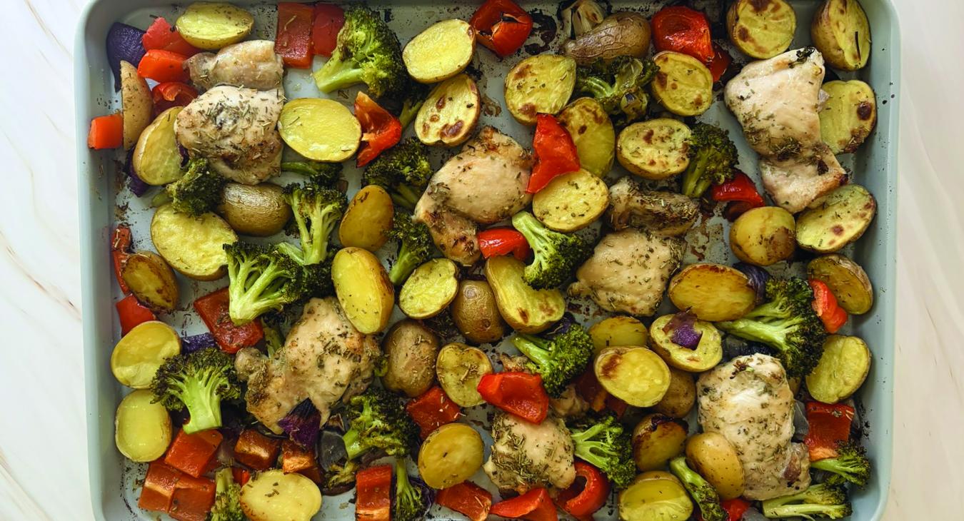 Sheet Pan Chicken & Little Potatoes