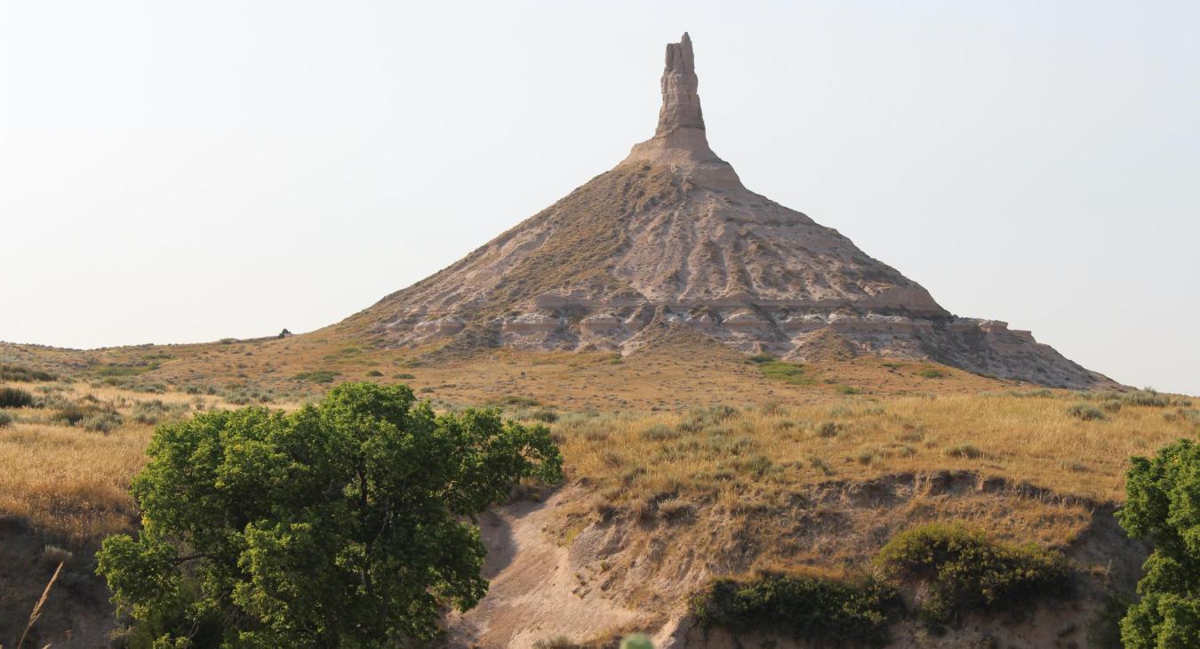 Chimney Rock in Nebraska