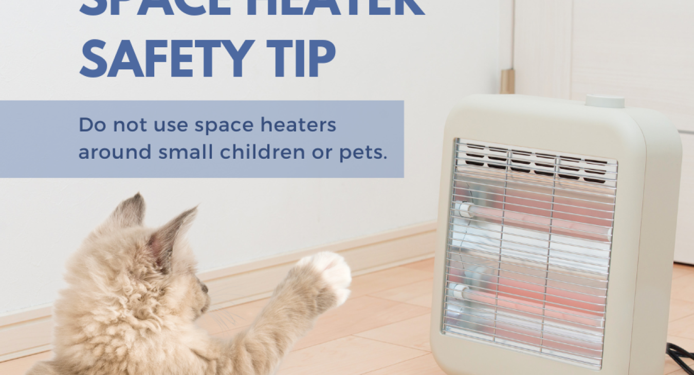 Space heater safety tip