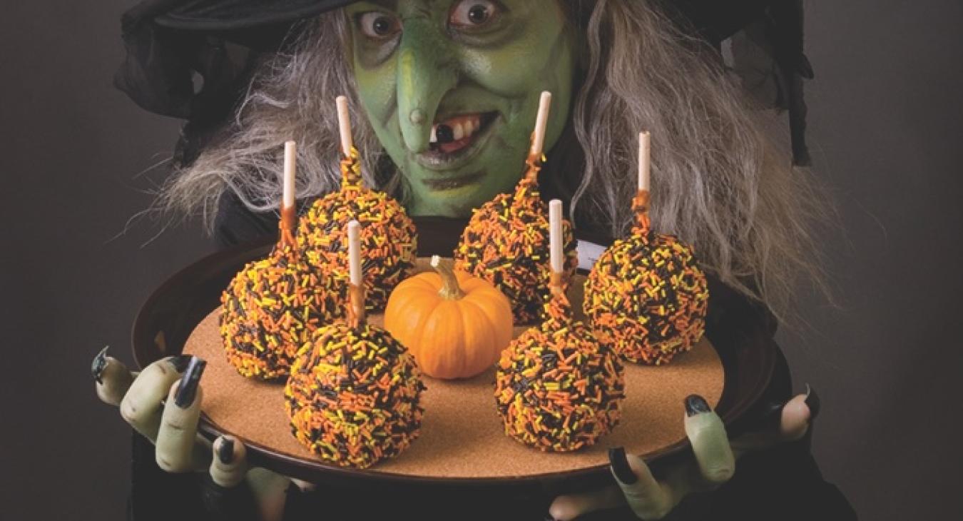 witch with treats