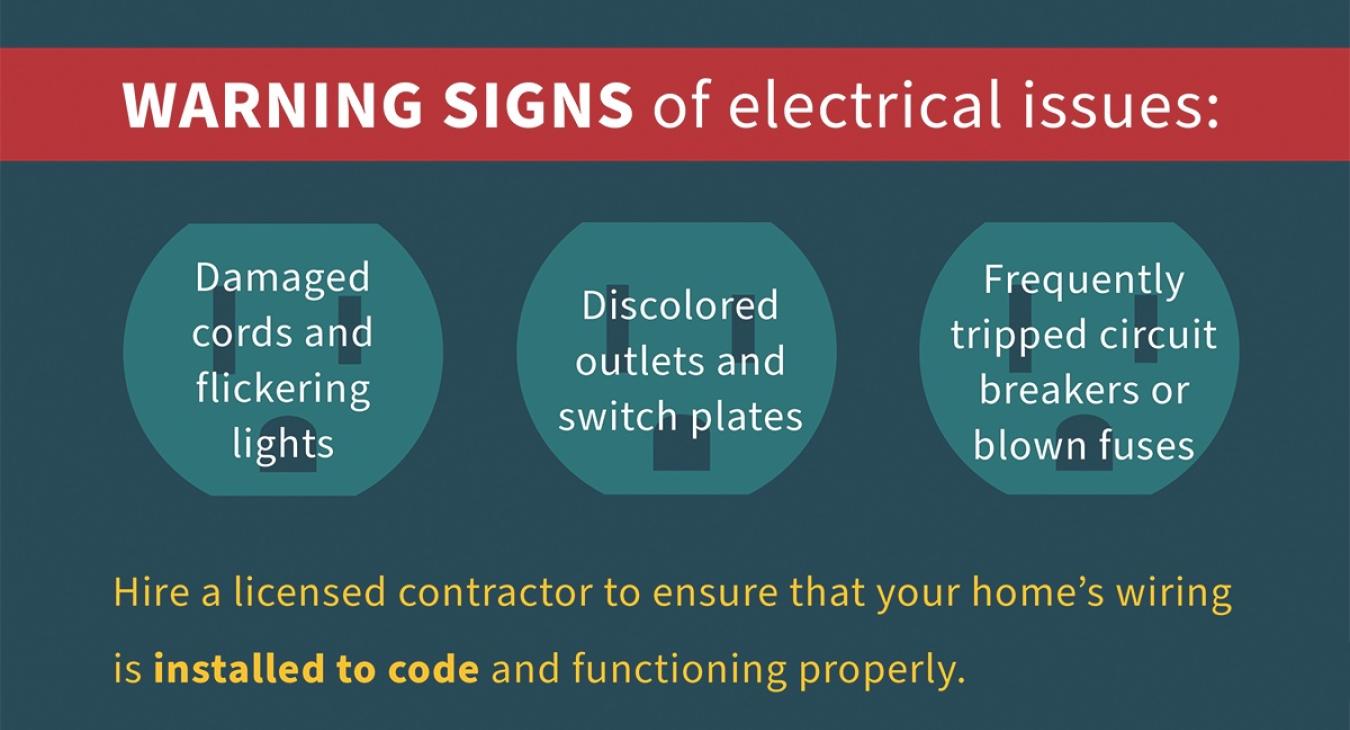 warning signs of electrical issues